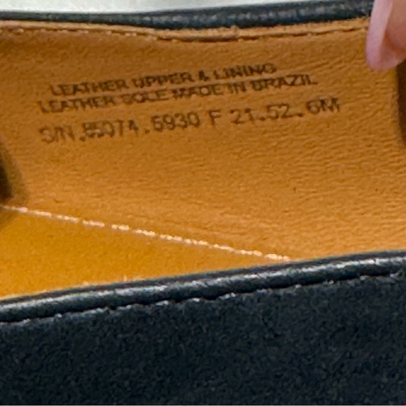 Tory Burch Benton Loafers – Navy Blue Suede & Croc Embossed Leather | Size 6M - Picture 7 of 12